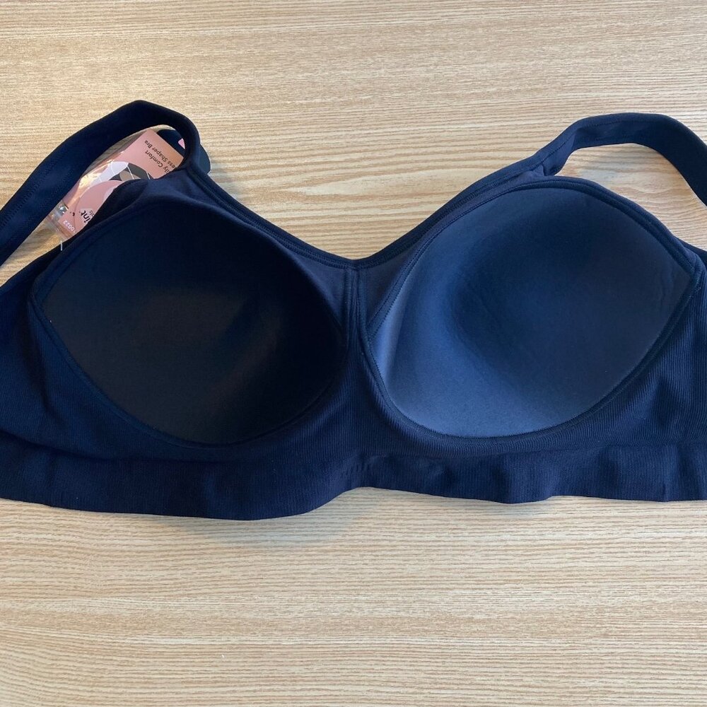 Shapermint Essentials Daily Comfort Wireless Shaper Bra 3XL Black 10022 NWT - Picture 9 of 10